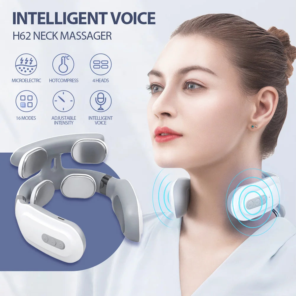 Smart TENS Heated Neck Massager