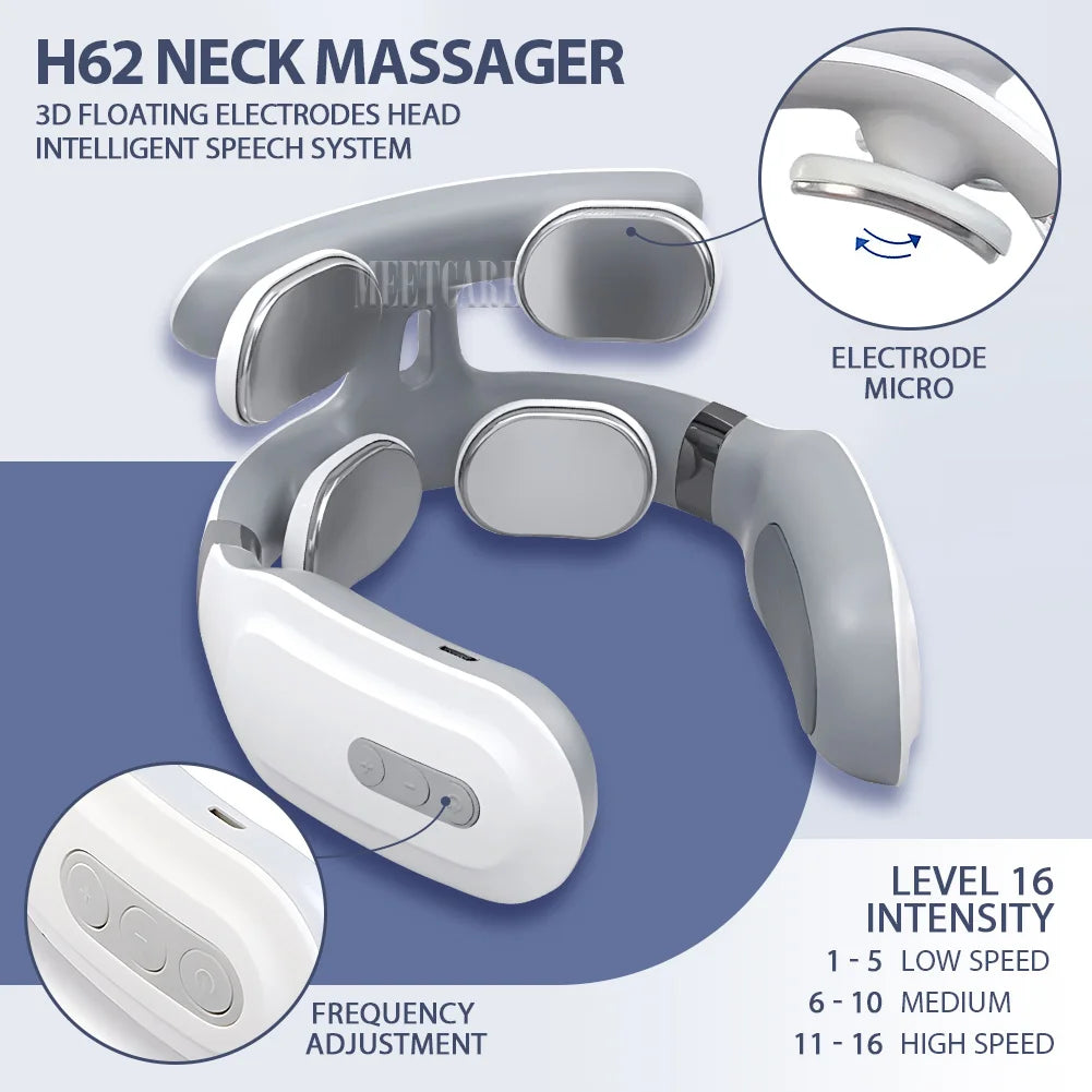Smart TENS Heated Neck Massager