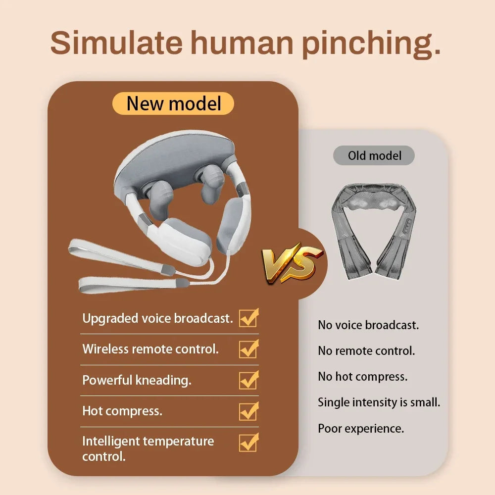 Heated Finger-Simulation Neck