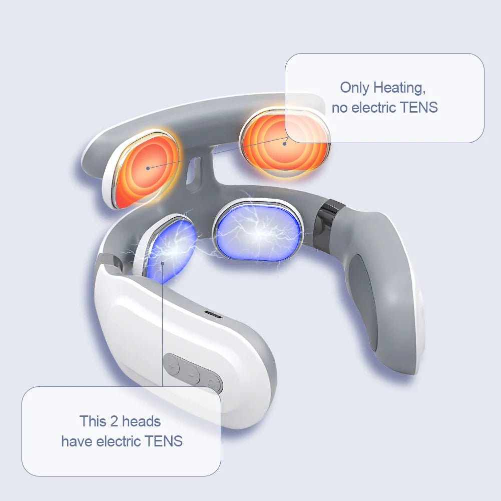 Smart TENS Heated Neck Massager