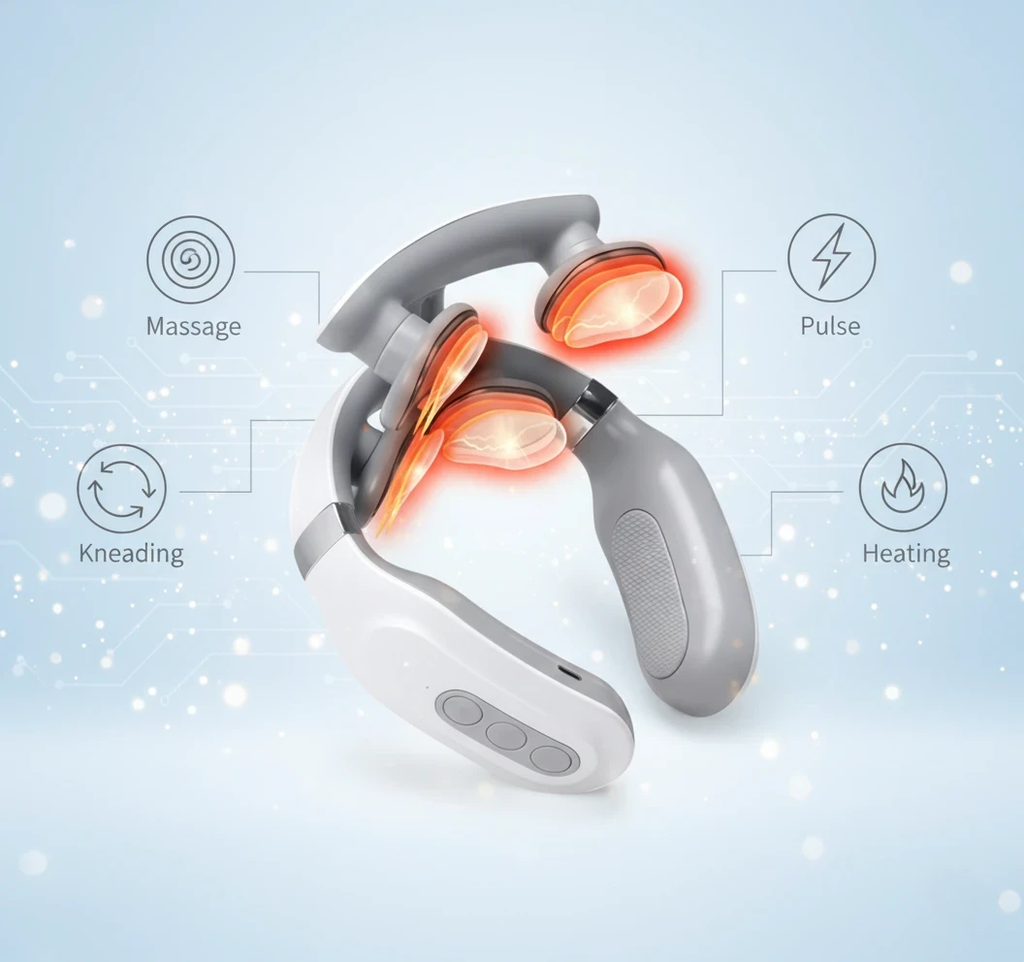 Smart TENS Heated Neck Massager